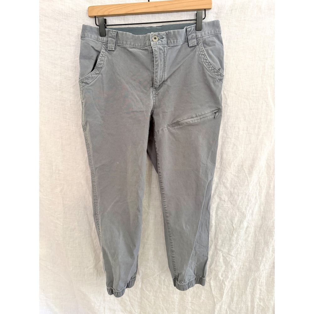 Duluth Trading Co Jogger Pants Womens Grey Utility Cargo Stretch 12